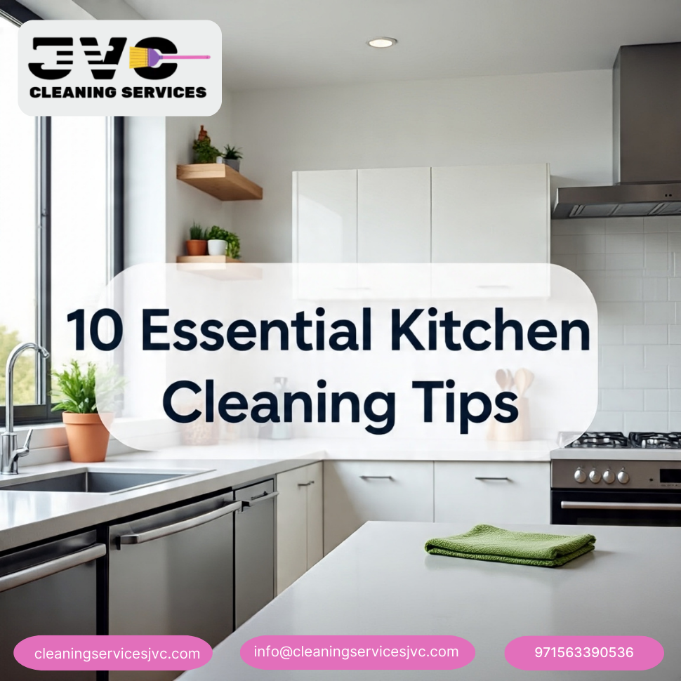 10 Essential Kitchen Cleaning Tips