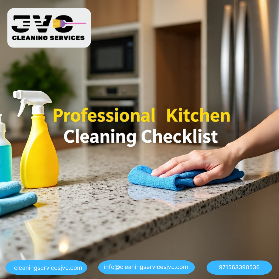 Professional Kitchen Cleaning Checklist