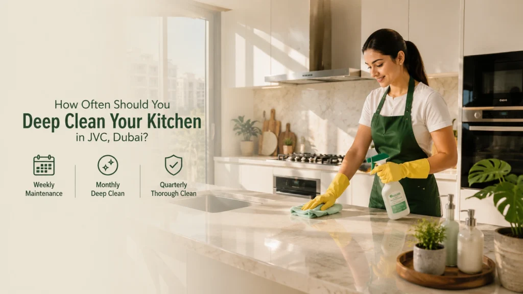 How Often Should You Deep Clean Your Kitchen in JVC, Dubai?